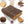 Load image into Gallery viewer, Dimensions and material for Deckle Edge leather journal