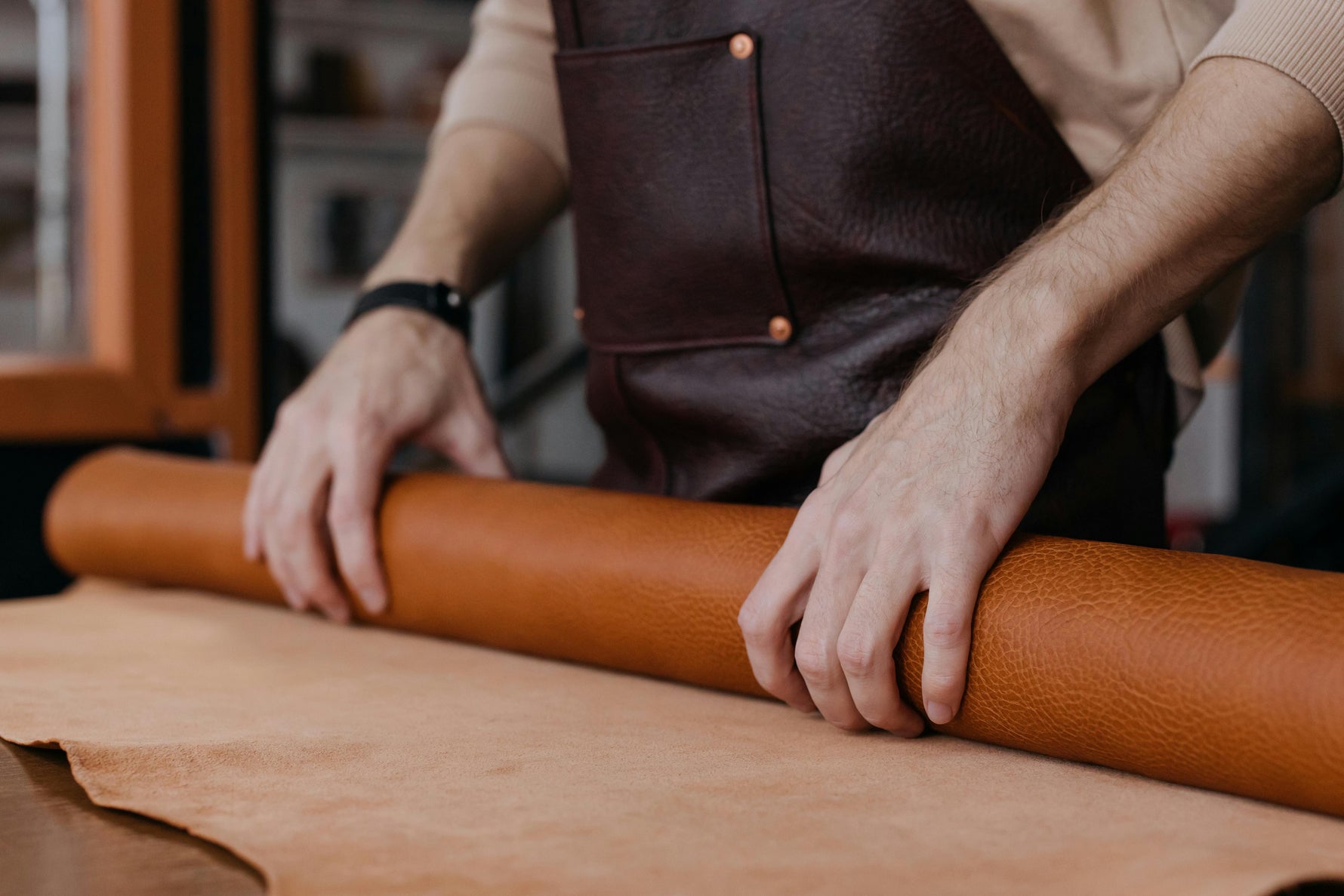 how to identify types of leather