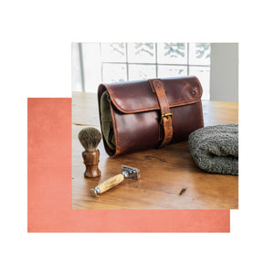 Leather Hanging Toiletry Bag - Genuine Leather by Moonster Leather –  Moonster Leather Products