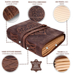 heart journal made of genuine leather by Moonster