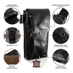 Black Leather Phone Holster characteristics