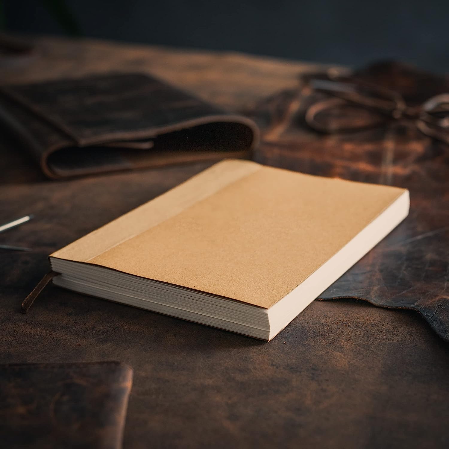 Blank paper refill placed on a table