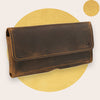 Horizontal Leather Phone Holster Moonster