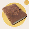 Leather Heart Journal Blank